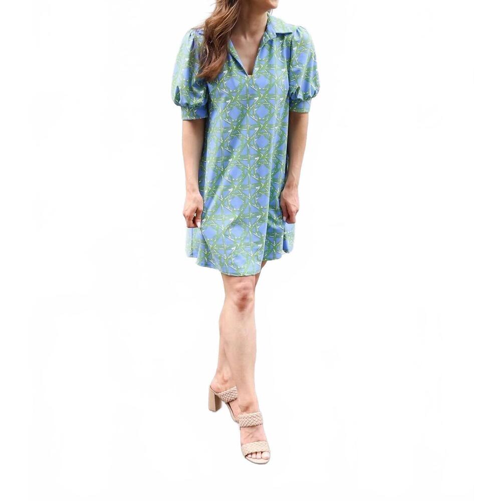 NEW JUDE CONNALLY women's emerson dress in bamboo rattan